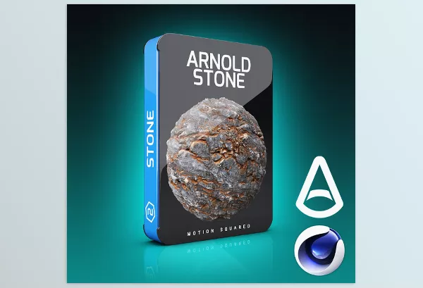 C4D Asset – Arnold Stone Materials for Cinema 4D by Motion Squared – Download